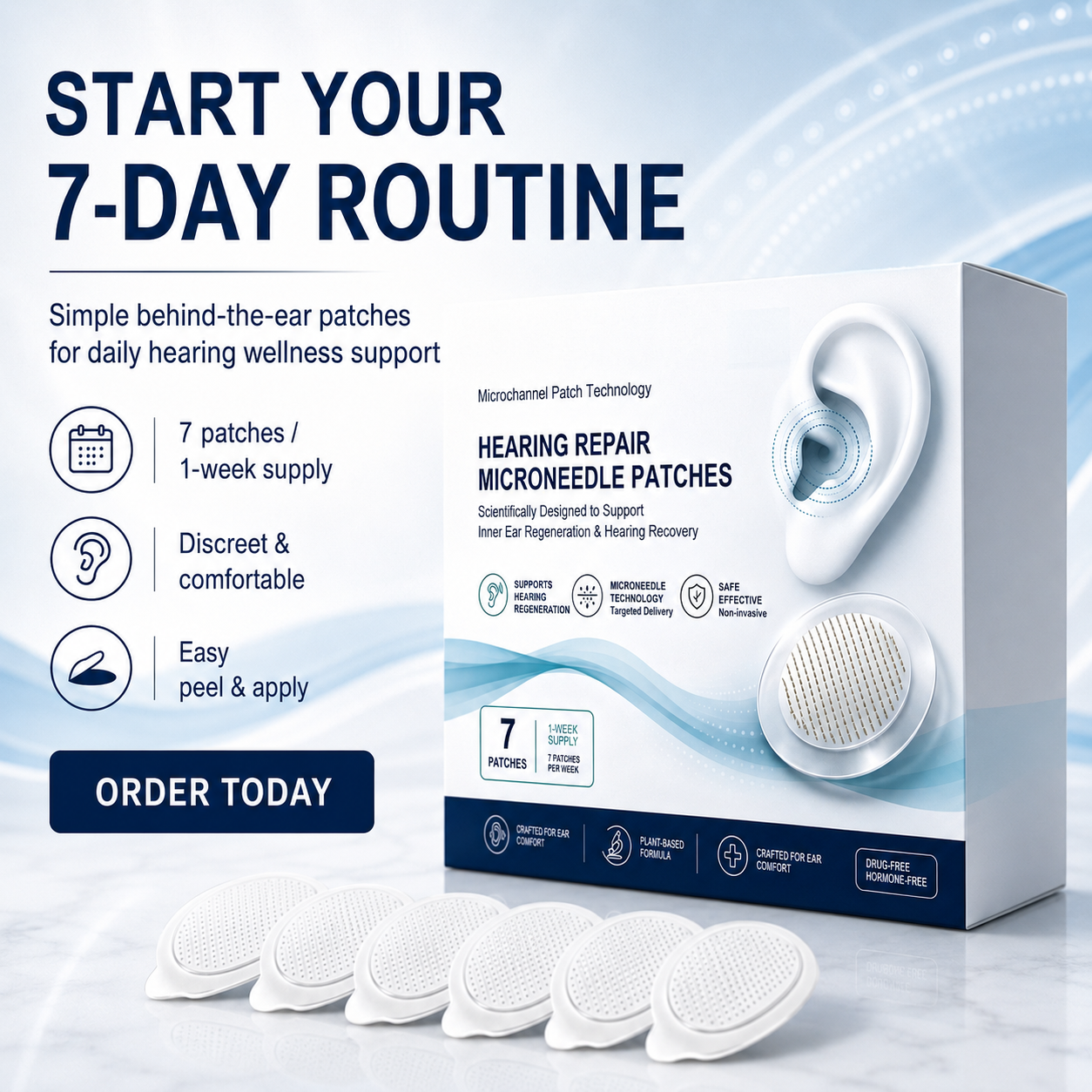 Alisanda® HEARING REPAIR MICRONEEDLE PATCHES