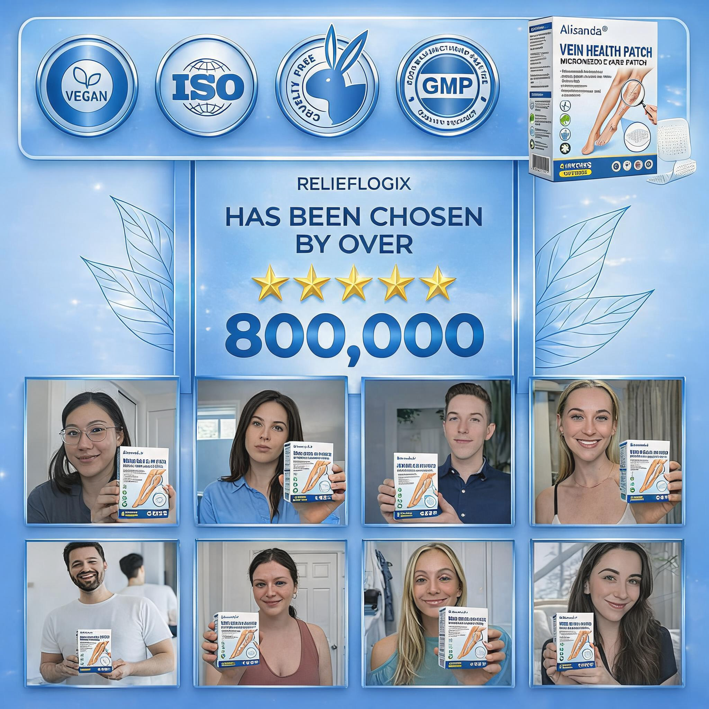 🇺🇸👨⚕️✅Alisanda® VeinTarget Microneedle Patch