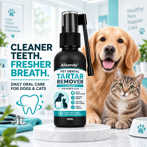 Gentle Pet Dental Cleaning Spray for Dogs & Cats