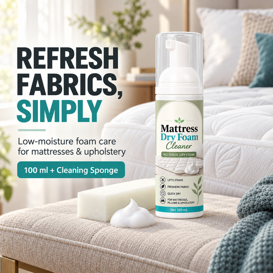 🔥 No-Rinse Mattress &amp; Upholstery Foam Cleaner