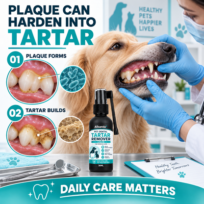 Gentle Pet Dental Cleaning Spray for Dogs & Cats