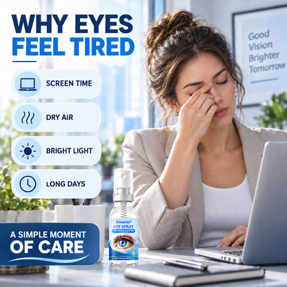 Alisanda® Eye Spray✅For dry eyes, blurry vision, eye strain, presbyopia, and cataracts