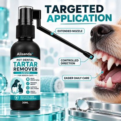 Gentle Pet Dental Cleaning Spray for Dogs & Cats