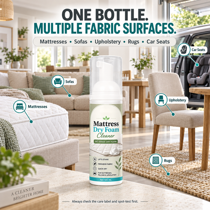 🔥 No-Rinse Mattress &amp; Upholstery Foam Cleaner