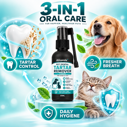 Gentle Pet Dental Cleaning Spray for Dogs & Cats