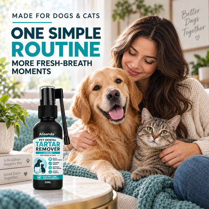 Gentle Pet Dental Cleaning Spray for Dogs & Cats