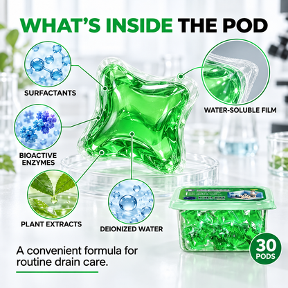 Drain Deodorizer Capsules, 1 Box (30 PCS)