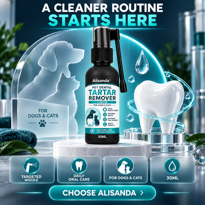 Gentle Pet Dental Cleaning Spray for Dogs & Cats