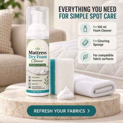 🔥 No-Rinse Mattress &amp; Upholstery Foam Cleaner
