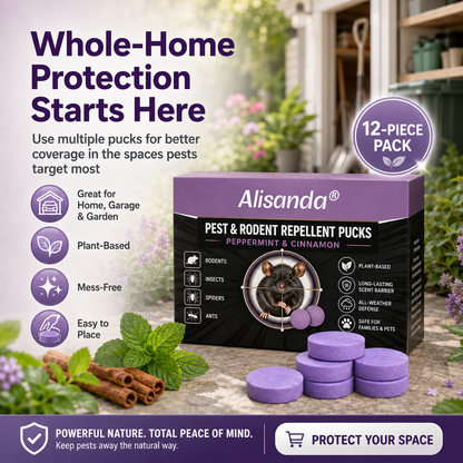 All-Natural Peppermint & Cinnamon Pest & Rodent Repellent Pucks🌿