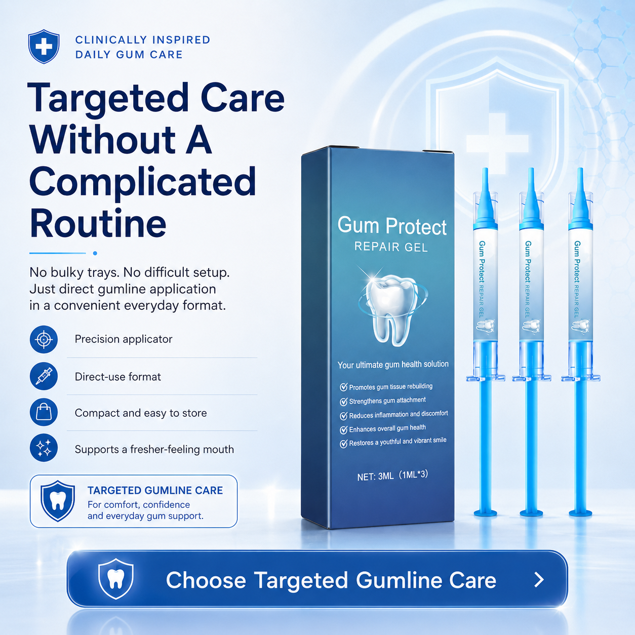 Teeth Whitening & Repair Gel 🦷