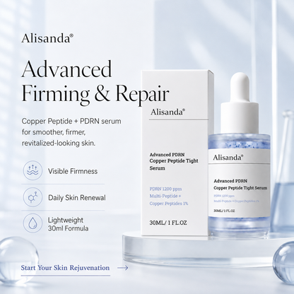 Alisanda® Advanced PDRN Copper Peptide Serum – GHK-Cu with PDRN Serum for Face