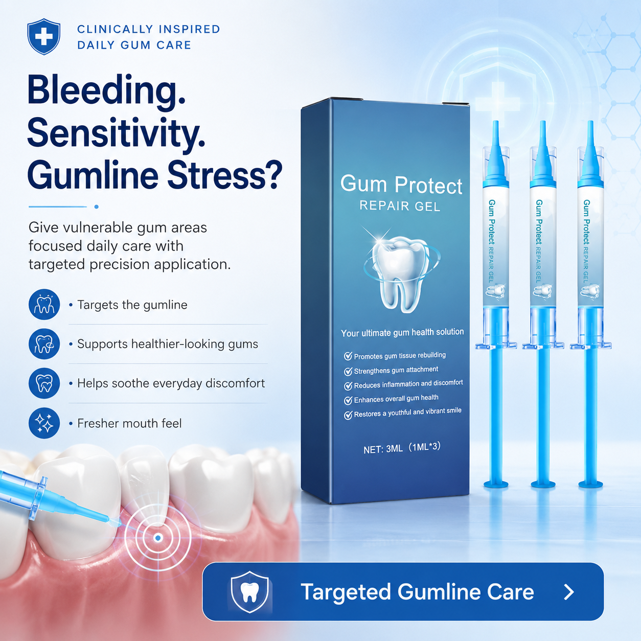 Teeth Whitening & Repair Gel 🦷