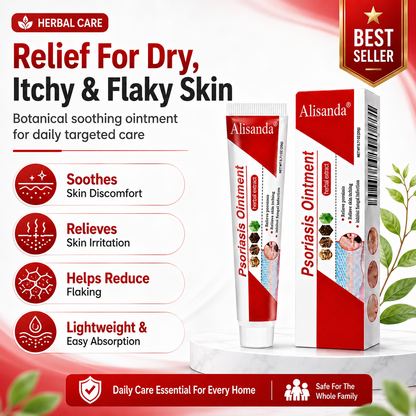 Alisanda® Botanical Skin Relief Ointment for Dry, Itchy & Flaky Skin