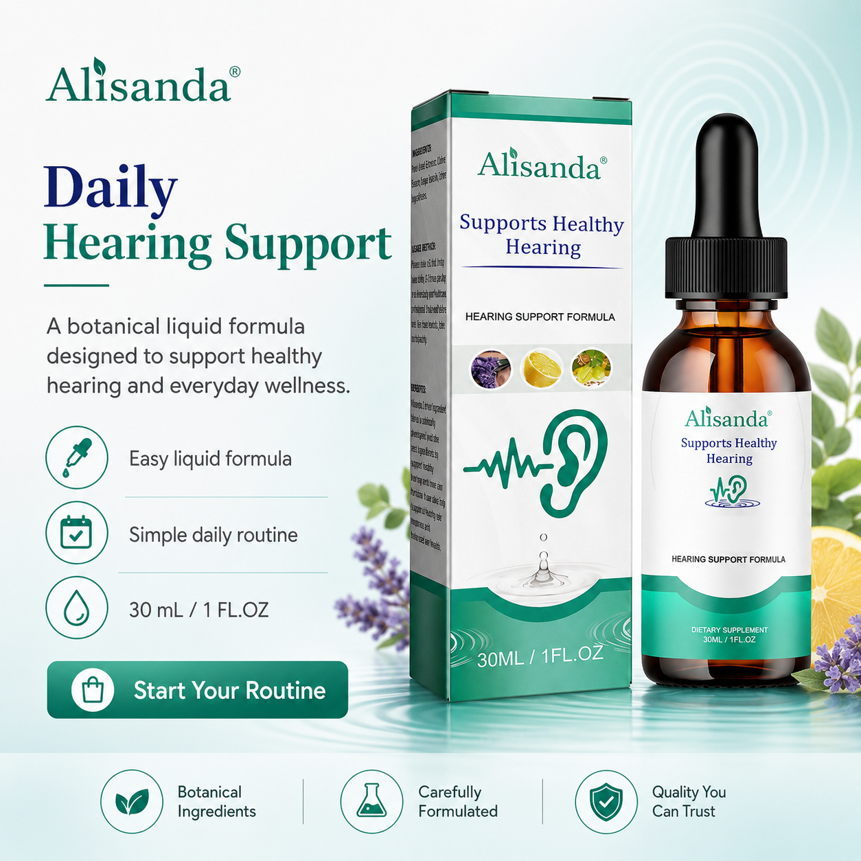 👂2026 Upgraded Tinnitus Ear Drops for Earwax Removal and Ear Comfort