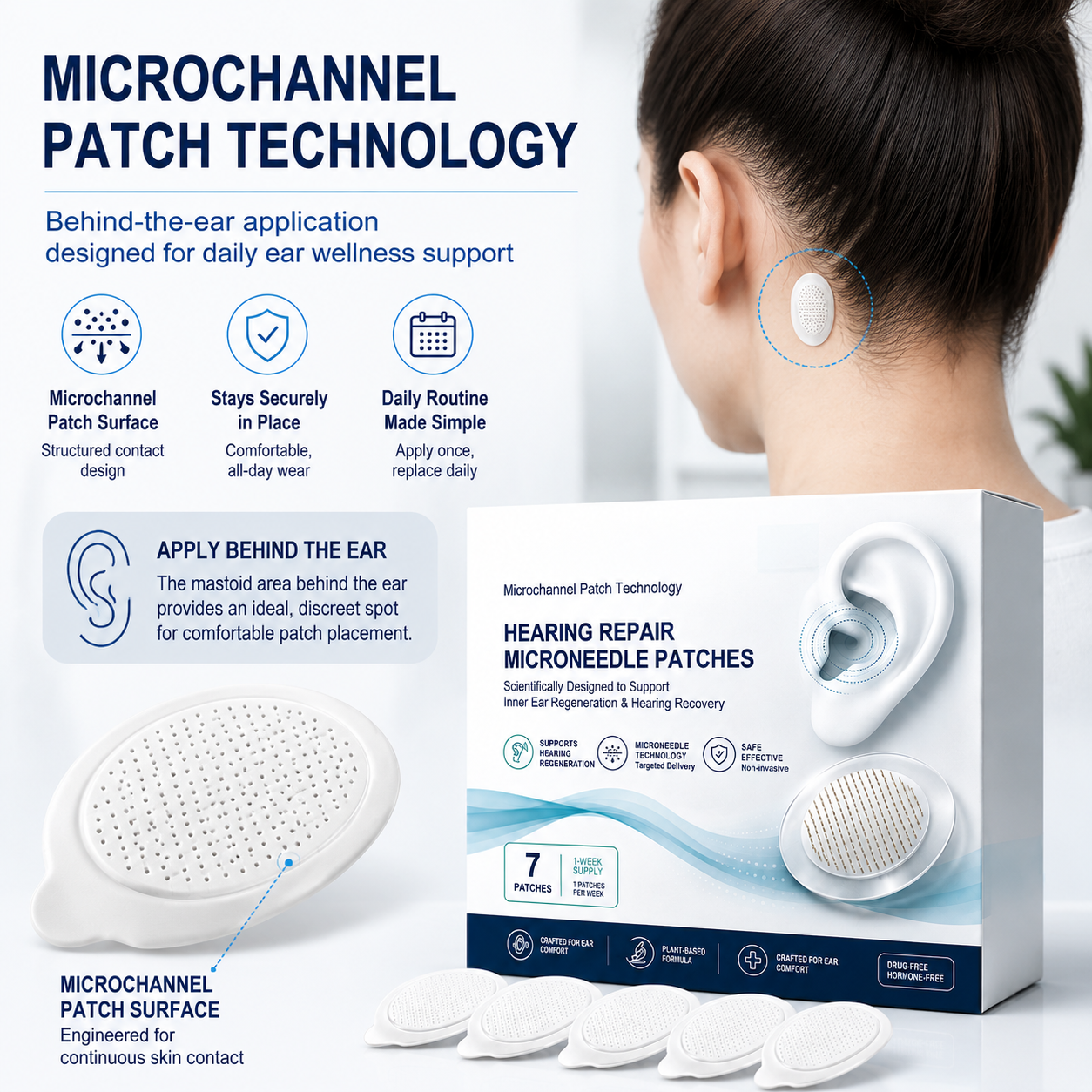 Alisanda® HEARING REPAIR MICRONEEDLE PATCHES