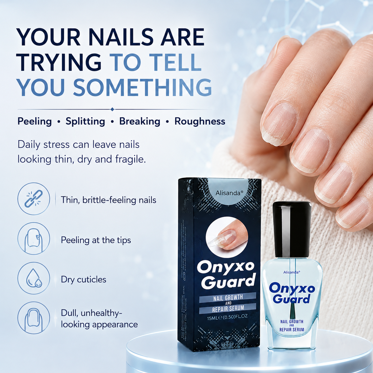 Alisanda® OnyxoGuard Nail Growth and Repair Serum