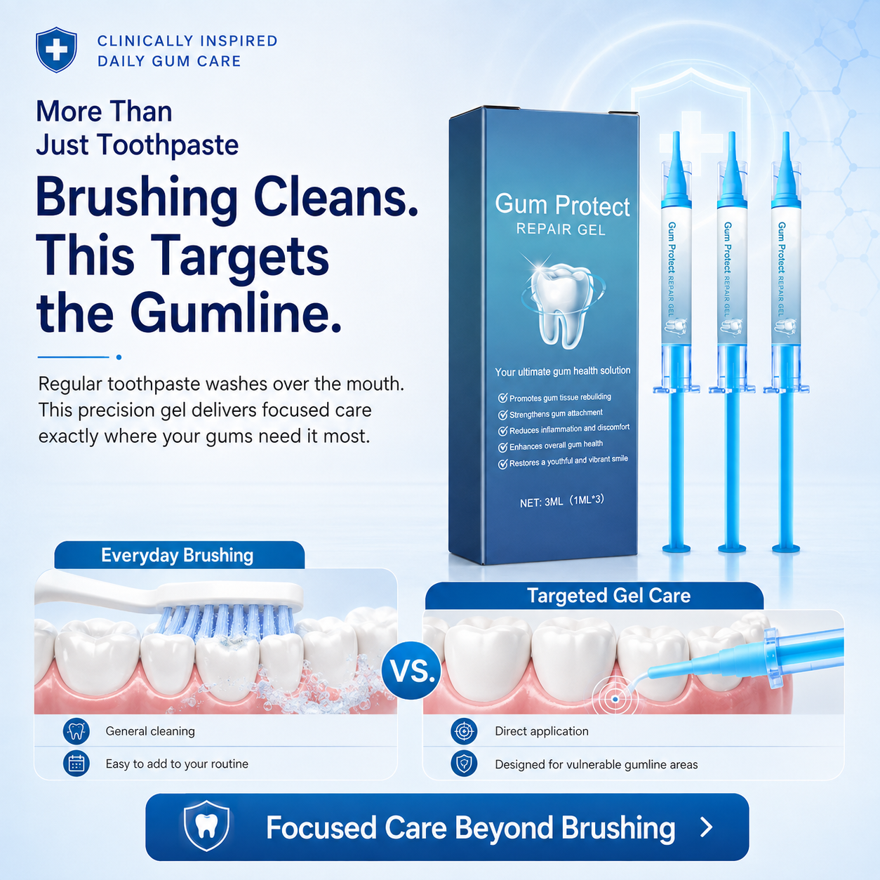 Teeth Whitening & Repair Gel 🦷