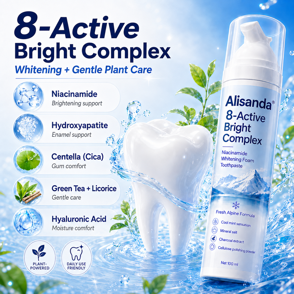 Alisanda® Foam Toothpaste