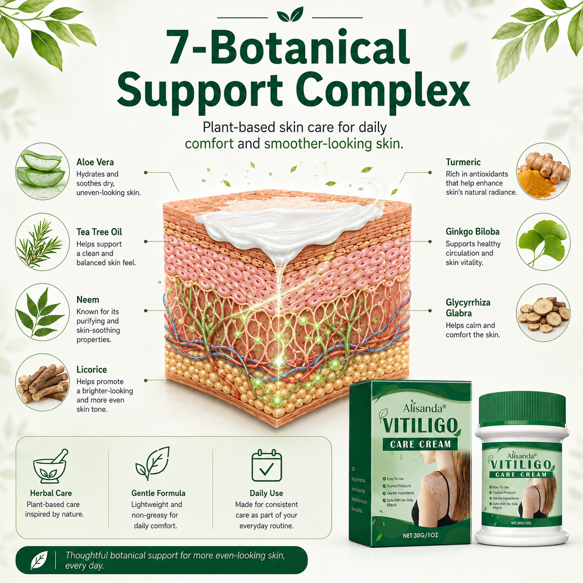 Alisanda® Herbal Vitiligo Cream