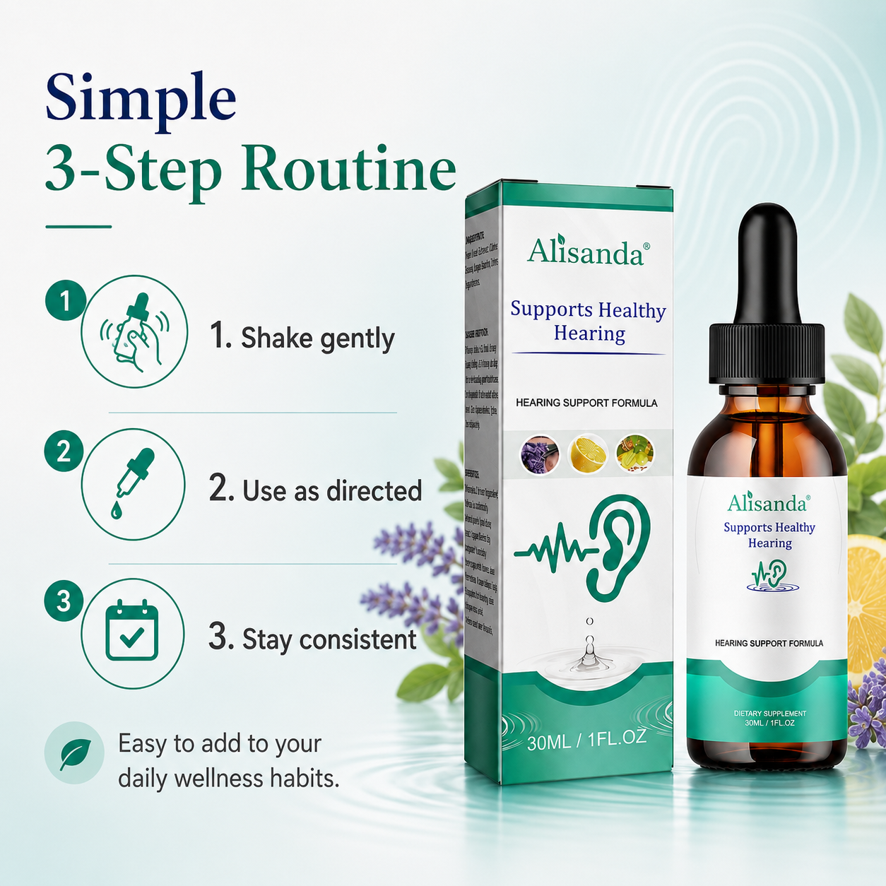 👂2026 Upgraded Tinnitus Ear Drops for Earwax Removal and Ear Comfort