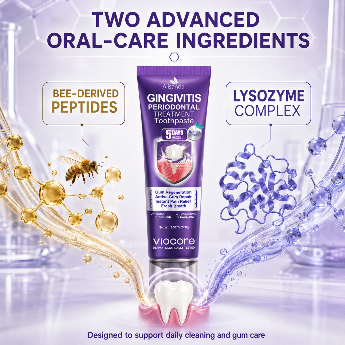 🦷Alisanda® VioCore Bee-Derived Venom Gingivitis & Periodontitis Treatment Toothpaste