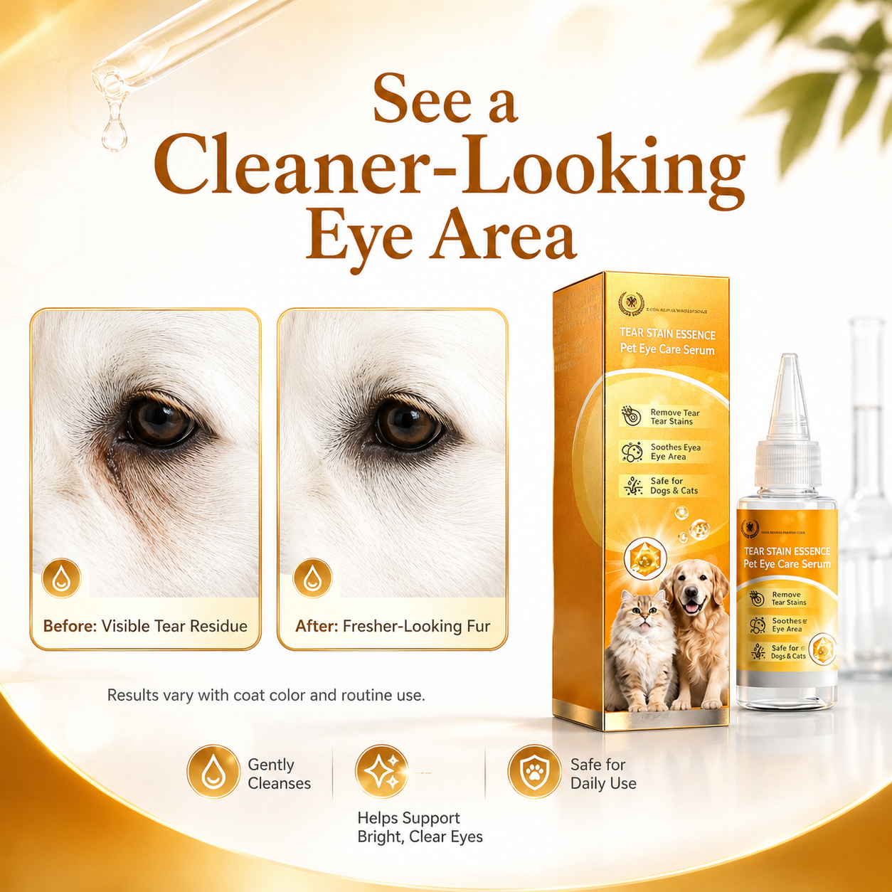 🐶 Buy 2 Get 1 Free now! ✨ Gentle pet eye care—cleaning the eye area and daily fur grooming 👀