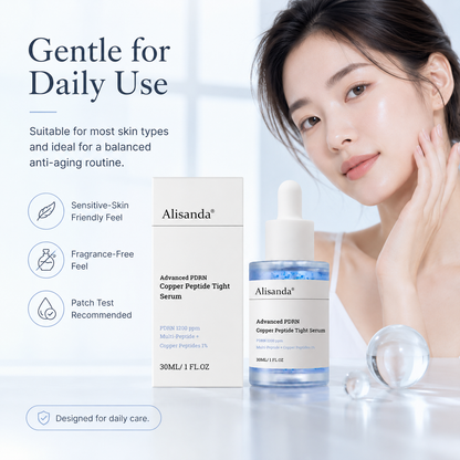 Alisanda® Advanced PDRN Copper Peptide Serum – GHK-Cu with PDRN Serum for Face
