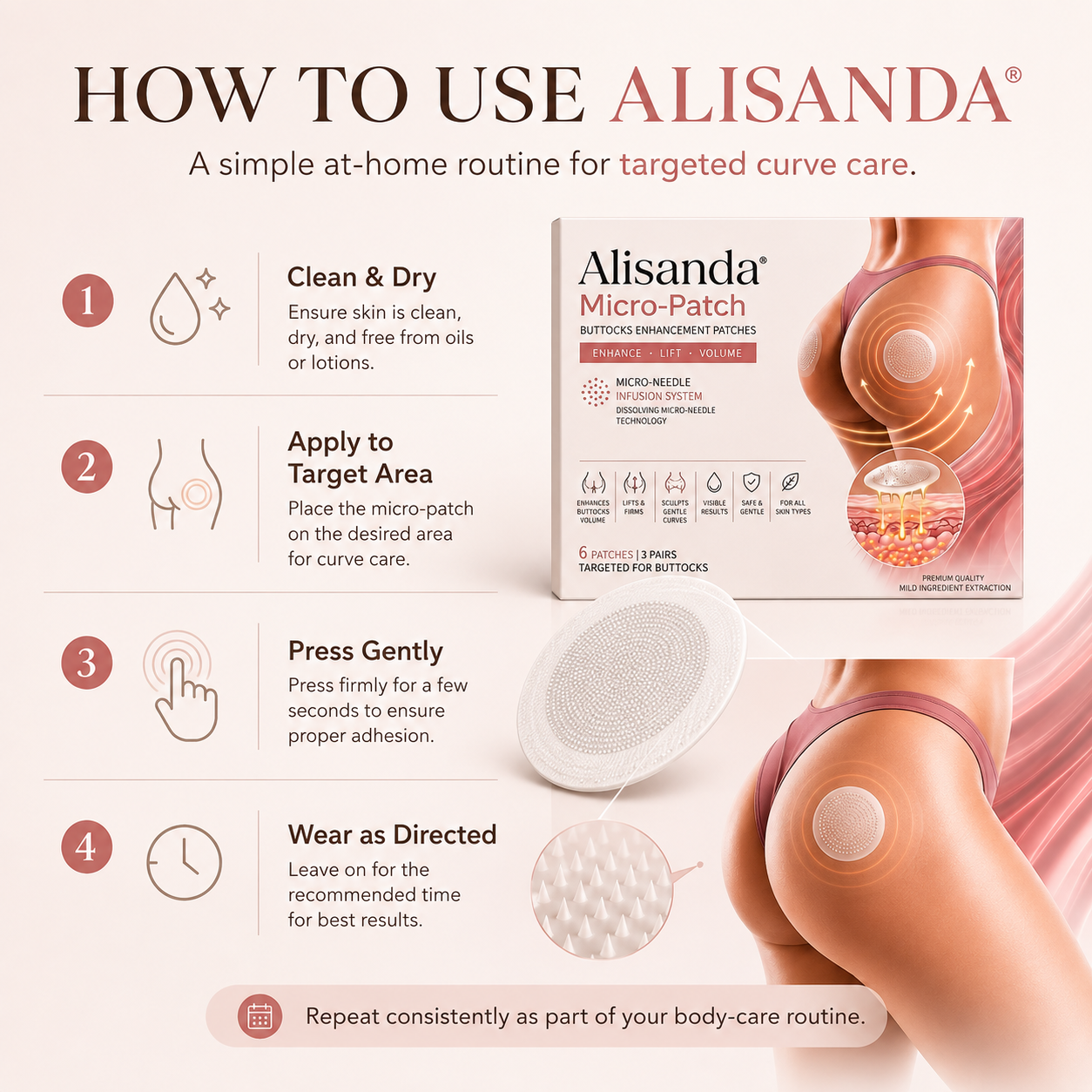 Alisanda® Micro-Patch Firm • Smooth • Sculpt Curves