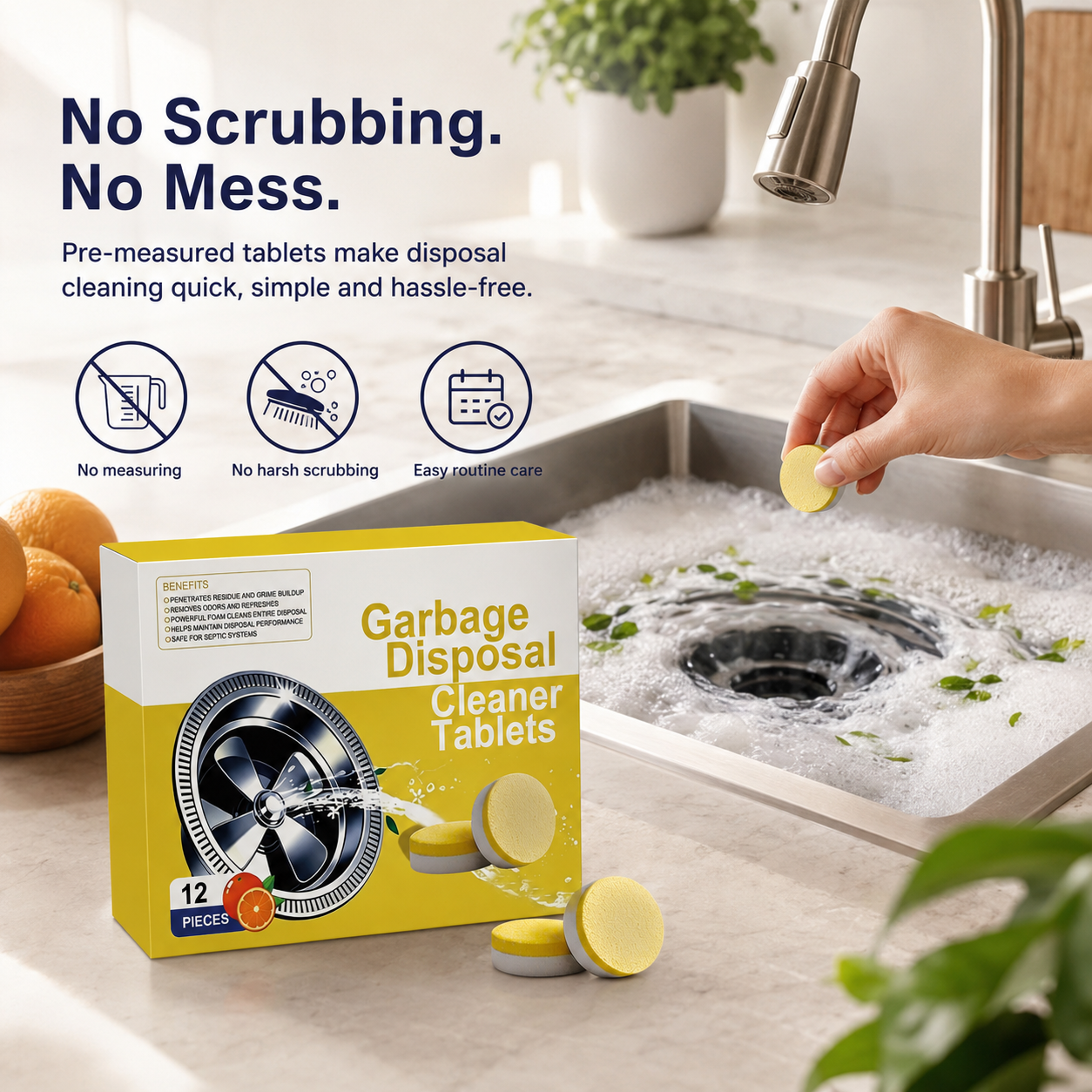 🏆Hot Sale⚡Deep Clean Disposal Tablets