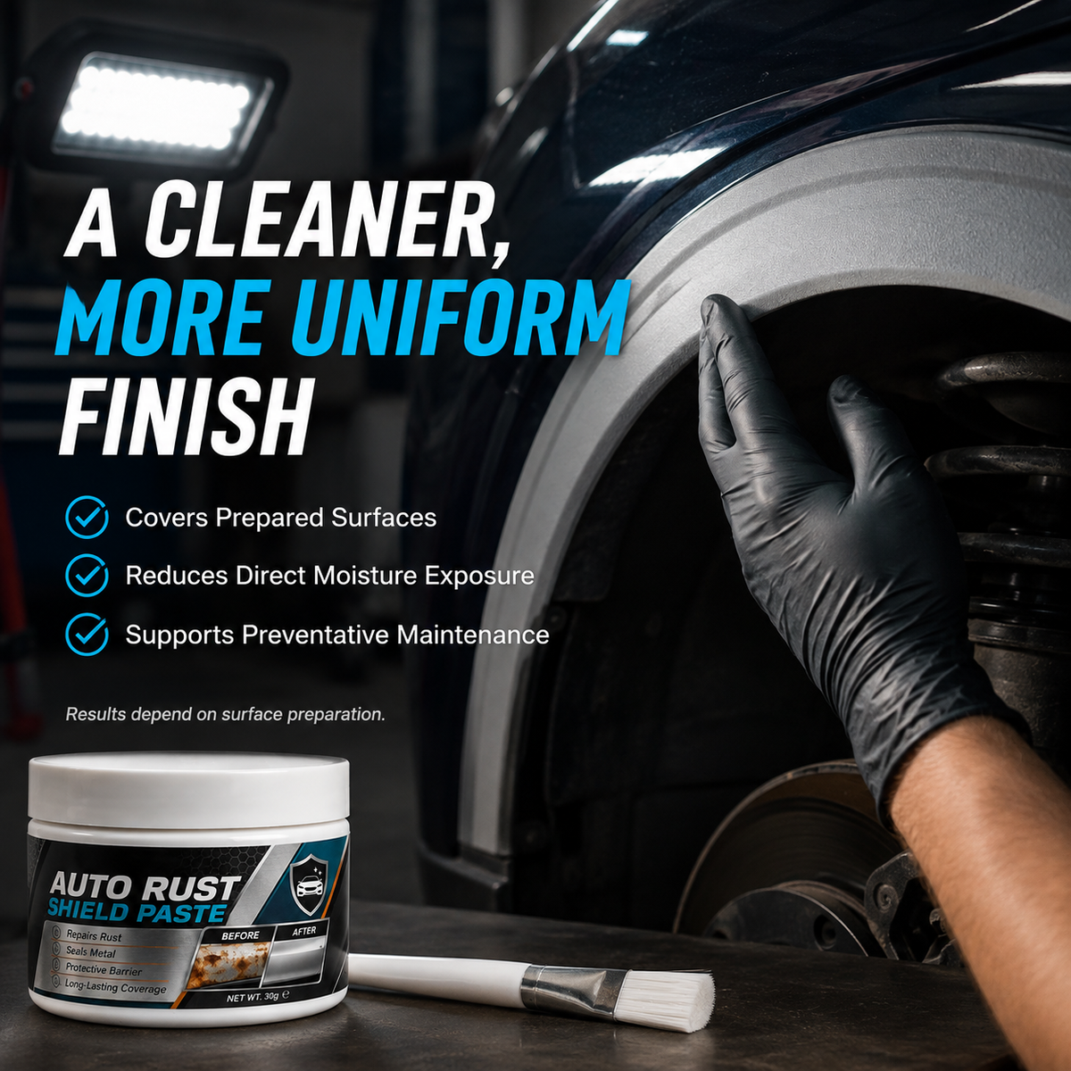 Car Metal Rust Repair Paste‑ Auto Rust Shield Anti‑Corrosion Restoration Cream