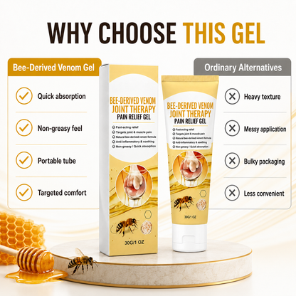 Bee-Derived Venom Joint Therapy Pain Relief Gel