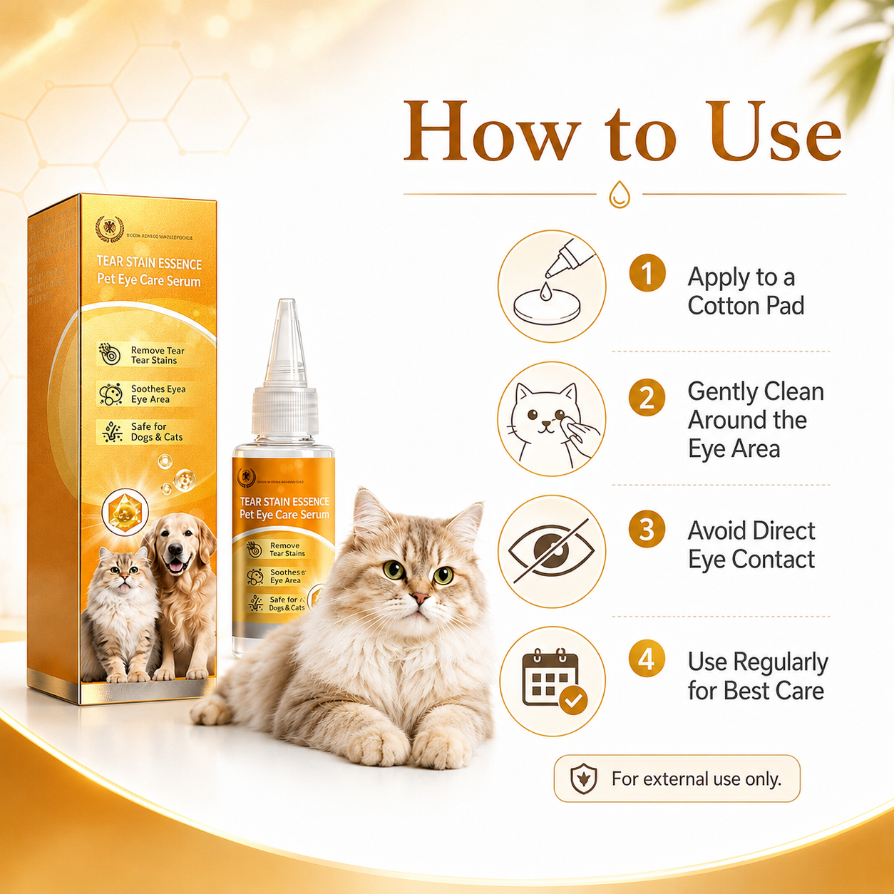 🐶 Buy 2 Get 1 Free now! ✨ Gentle pet eye care—cleaning the eye area and daily fur grooming 👀