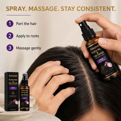 🔥Alisanda® Black Rice & Red Onion Hair Growth Spray