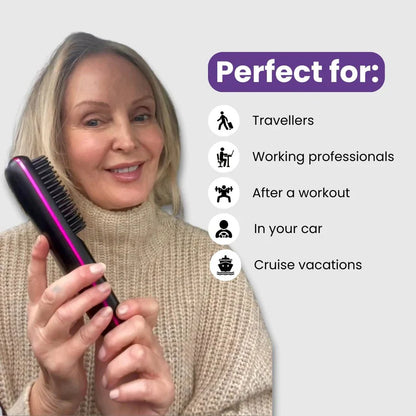 🔥Wireless Ceramic Heating Hair Straightening Comb